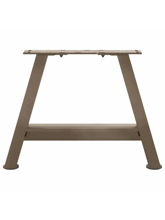 Sohvapöydän jalat a-muotoiset 2 kpl 30x(30-31) cm teräs