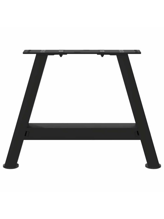 Sohvapöydän jalat a-muotoiset 2 kpl musta 40x(30-31) cm teräs