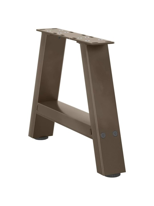 Sohvapöydän jalat a-muotoiset 2 kpl 50x(30-31) cm teräs
