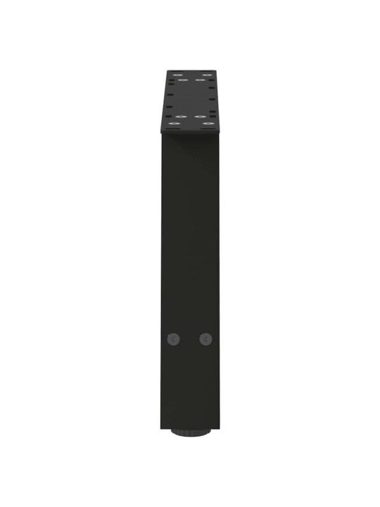 Sohvapöydän jalat a-muotoiset 2 kpl musta 60x(30-31) cm teräs