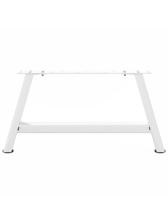 Sohvapöydän jalat a-muotoiset 2 kpl valkoinen 60x(30-31) cm teräs