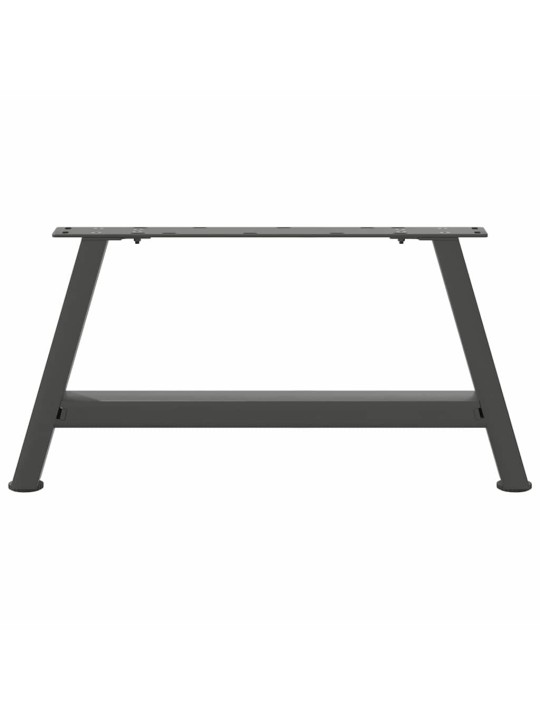 Sohvapöydän jalat a-muotoiset 2 kpl antrasiitti 60x(30-31) cm teräs