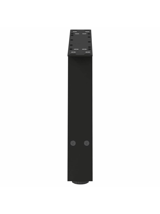Sohvapöydän jalat a-muotoiset 2 kpl musta 70x(30-31) cm teräs