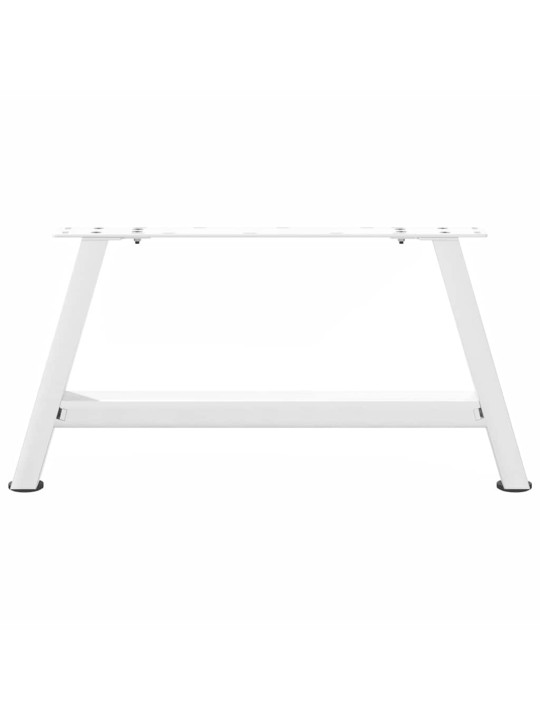 Sohvapöydän jalat a-muotoiset 2 kpl valkoinen 70x(30-31) cm teräs