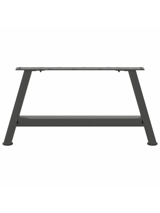 Sohvapöydän jalat a-muotoiset 2 kpl antrasiitti 70x(30-31) cm teräs