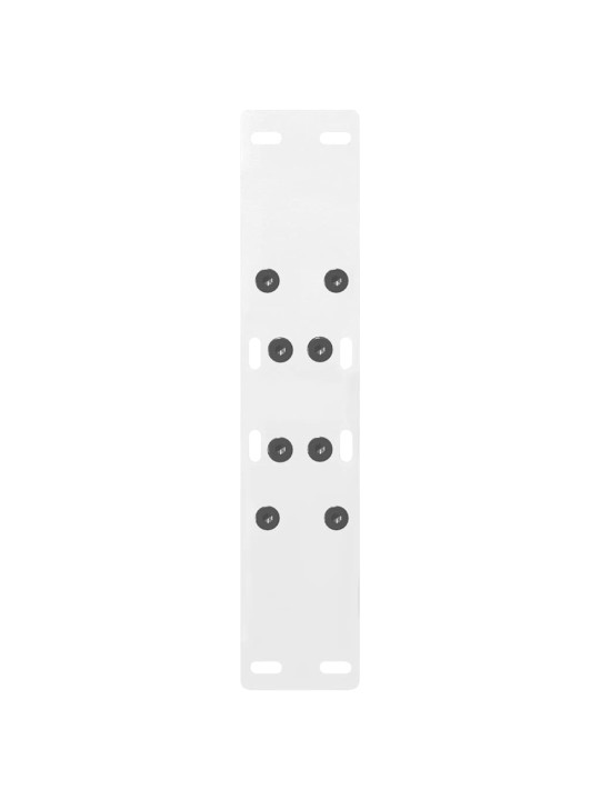 Sohvapöydän jalat a-muotoiset 2 kpl valkoinen 38x(42-43) cm teräs