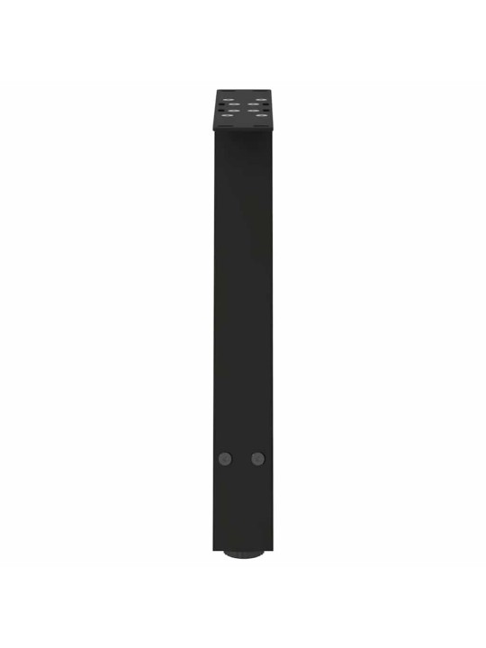 Sohvapöydän jalat a-muotoiset 2 kpl musta 50x(42-43) cm teräs