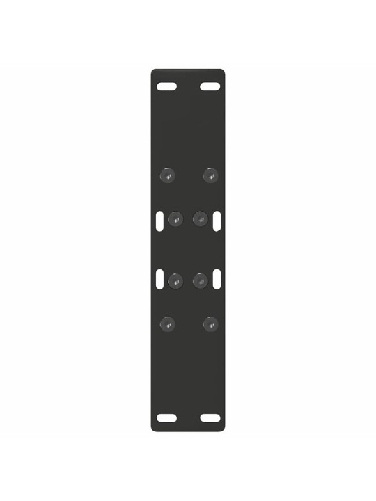 Sohvapöydän jalat a-muotoiset 2 kpl musta 50x(42-43) cm teräs