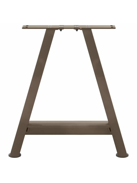 Sohvapöydän jalat a-muotoiset 2 kpl 50x(42-43) cm teräs