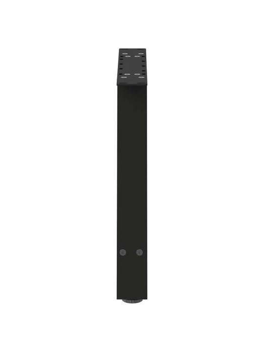 Sohvapöydän jalat a-muotoiset 2 kpl musta 60x(42-43) cm teräs