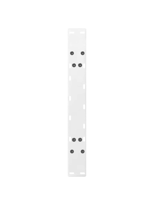 Sohvapöydän jalat a-muotoiset 2 kpl valkoinen 60x(42-43) cm teräs
