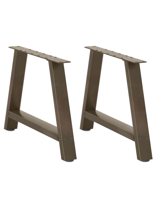 Sohvapöydän jalat a-muotoiset 2 kpl 70x(42-43) cm teräs