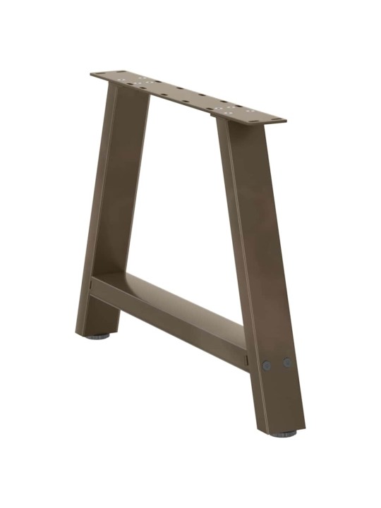 Sohvapöydän jalat a-muotoiset 2 kpl 70x(42-43) cm teräs