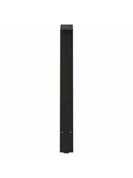 Ruokapöydän jalat a-muotoiset 2 kpl musta 50x(72-73) cm teräs