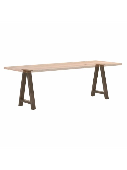 Ruokapöydän jalat a-muotoiset 2 kpl 50x(72-73) cm teräs