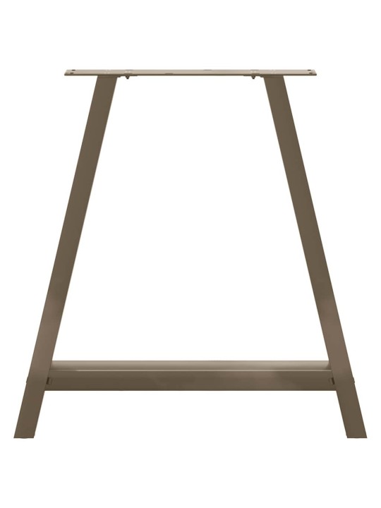 Ruokapöydän jalat a-muotoiset 2 kpl 80x(72-73) cm teräs