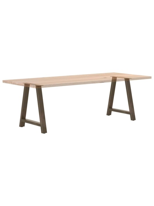 Ruokapöydän jalat a-muotoiset 2 kpl 80x(72-73) cm teräs