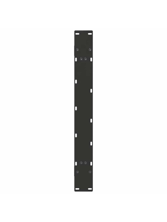 Ruokapöydän jalat a-muotoiset 2 kpl musta 100x(72-73) cm teräs