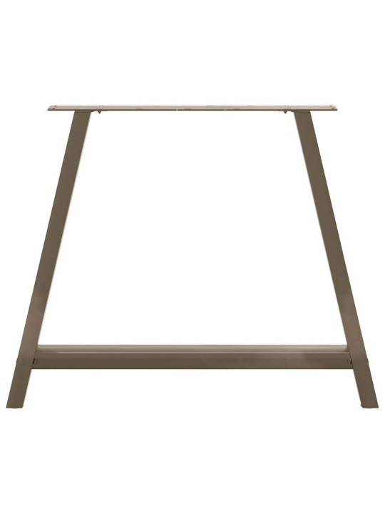 Ruokapöydän jalat a-muotoiset 2 kpl 100x(72-73) cm teräs