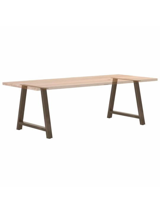 Ruokapöydän jalat a-muotoiset 2 kpl 100x(72-73) cm teräs