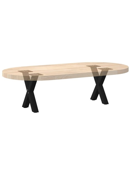Sohvapöydän jalat x-muotoiset 2 kpl musta 30x(30-31) cm teräs