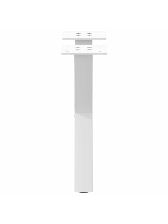 Sohvapöydän jalat x-muotoiset 2 kpl valkoinen 40x(30-31) cm teräs