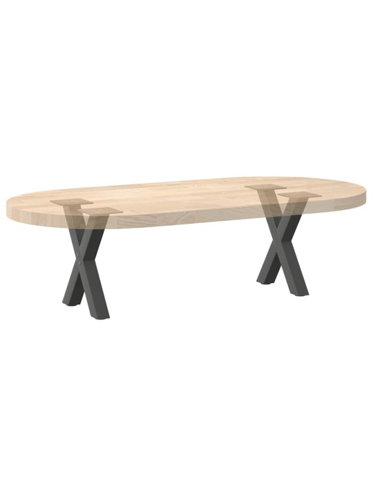 Sohvapöydän jalat x-muotoiset 2 kpl antrasiitti 40x(30-31) cm teräs