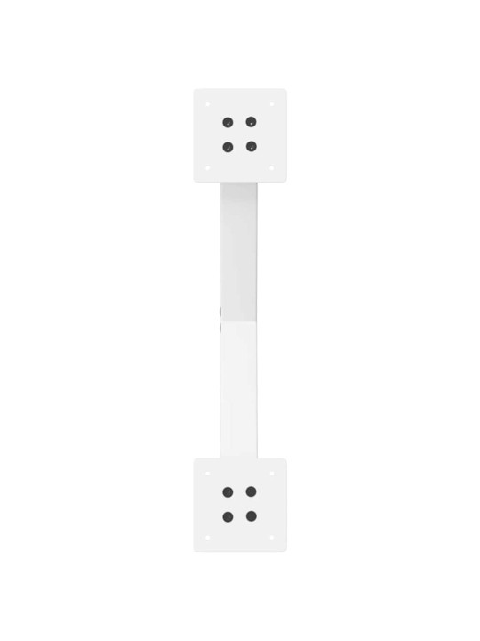 Sohvapöydän jalat x-muotoiset 2 kpl valkoinen 60x(30-31) cm teräs