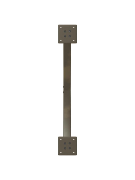 Sohvapöydän jalat x-muotoiset 2 kpl luonnonvärinen teräs 70x(30-31) cm teräs