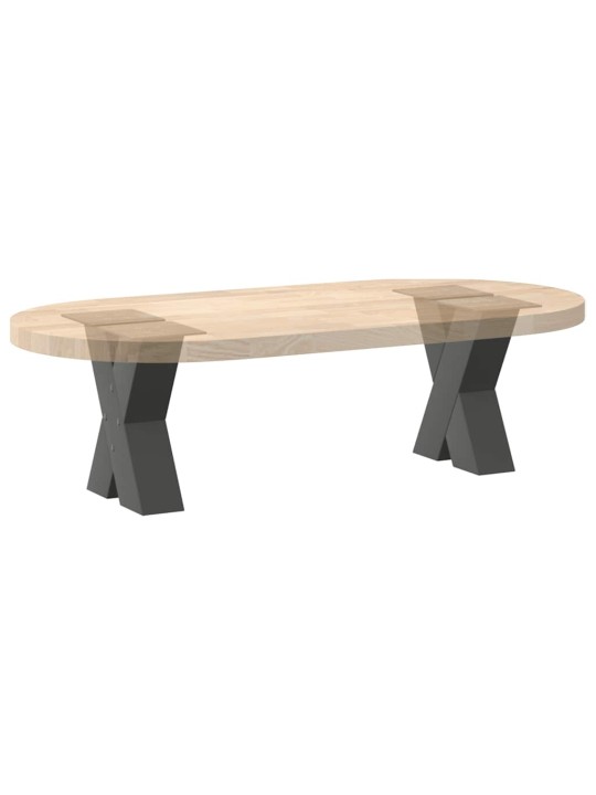 Sohvapöydän jalat x-muotoiset 2 kpl antrasiitti 30x(30-31) cm teräs