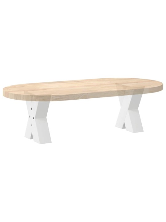 Sohvapöydän jalat x-muotoiset 2 kpl valkoinen 40x(30-31) cm teräs