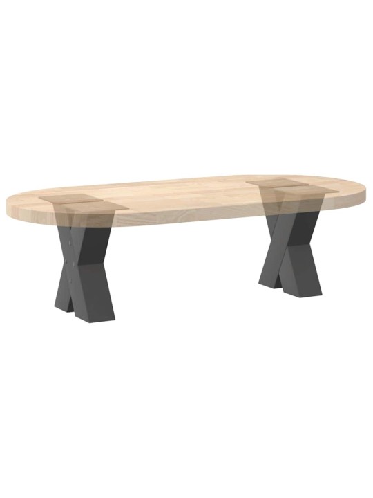 Sohvapöydän jalat x-muotoiset 2 kpl antrasiitti 40x(30-31) cm teräs