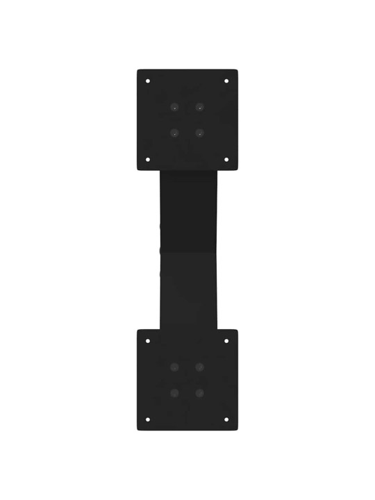 Sohvapöydän jalat x-muotoiset 2 kpl musta 50x(30-31) cm teräs