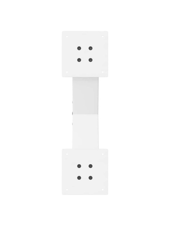 Sohvapöydän jalat x-muotoiset 2 kpl valkoinen 60x(30-31) cm teräs
