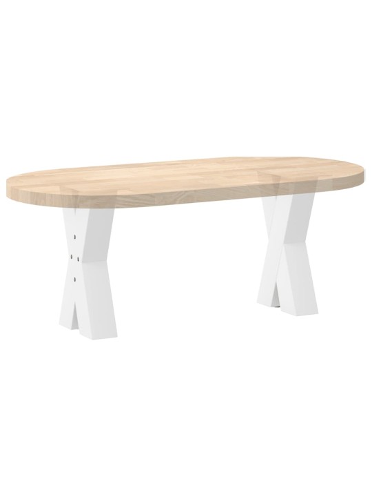 Sohvapöydän jalat x-muotoiset 2 kpl valkoinen 28x(42-43) cm teräs