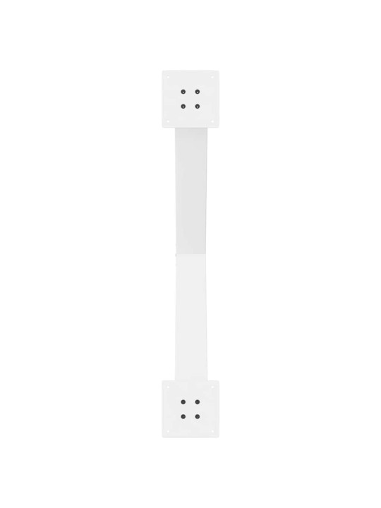 Ruokapöydän jalat x-muotoiset 3 kpl valkoinen 90x(72-73) cm teräs