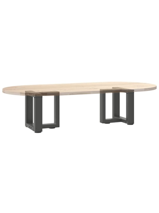 Sohvapöydän jalat t-muotoiset 2 kpl antrasiitti 30x25x(30-31) cm teräs