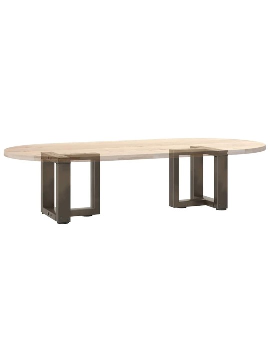 Sohvapöydän jalat t-muotoiset 2 kpl musta 30x25x(30-31) cm teräs