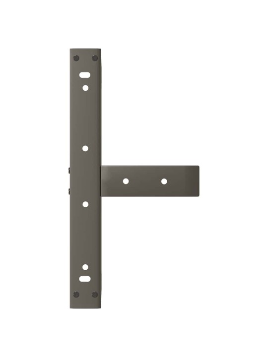 Sohvapöydän jalat t-muotoiset 2 kpl musta 40x25x(30-31) cm teräs