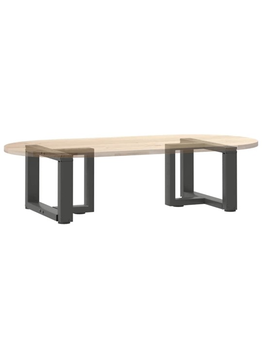 Sohvapöydän jalat t-muotoiset 2 kpl antrasiitti 50x25x(30-31) cm teräs