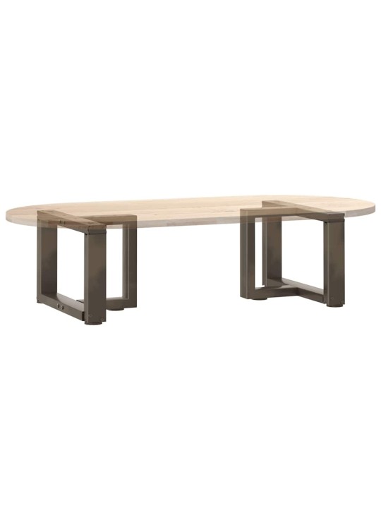 Sohvapöydän jalat t-muotoiset 2 kpl musta 50x25x(30-31) cm teräs