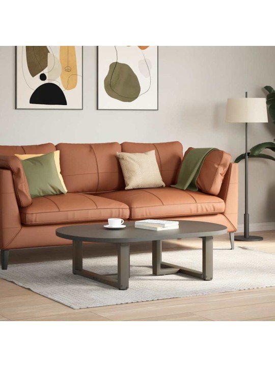 Sohvapöydän jalat t-muotoiset 2 kpl musta 60x25x(30-31) cm teräs
