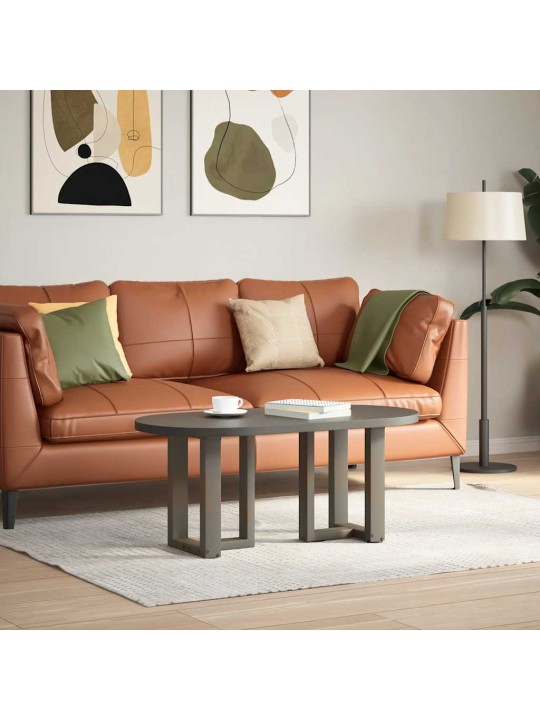 Sohvapöydän jalat t-muotoiset 2 kpl musta 38x25x(42-43) cm teräs