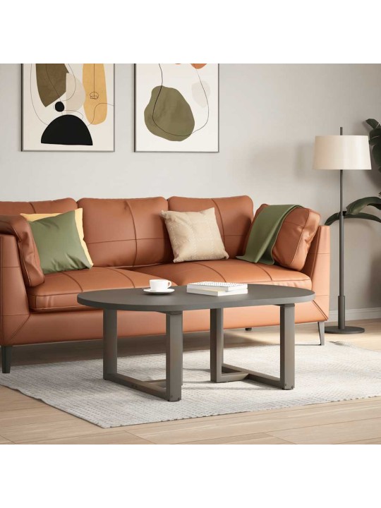 Sohvapöydän jalat t-muotoiset 2 kpl musta 60x25x(42-43) cm teräs