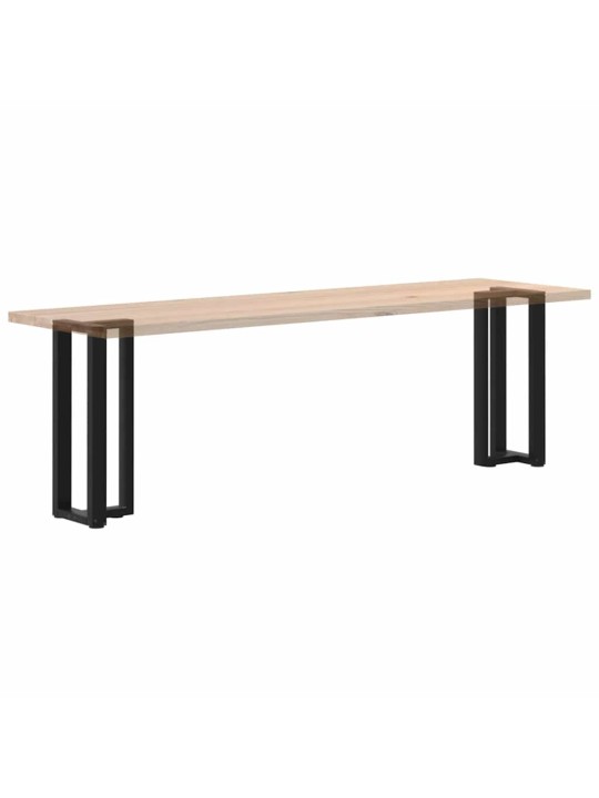 Konsolipöydän jalat t-muotoiset 2 kpl musta 25x28x(72-73) cm teräs