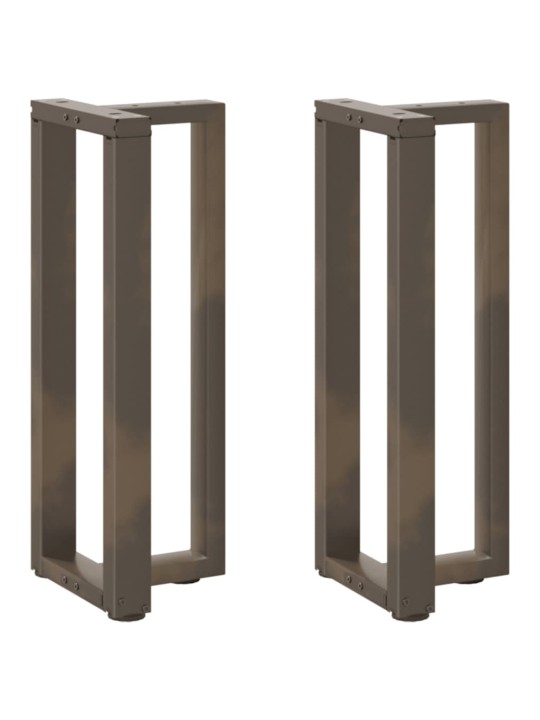 Konsolipöydän jalat t-muotoiset 2 kpl musta 25x28x(72-73) cm teräs