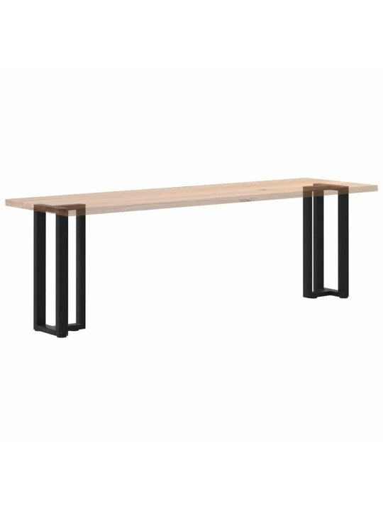 Konsolipöydän jalat t-muotoiset 2 kpl musta 38x25x(72-73) cm teräs