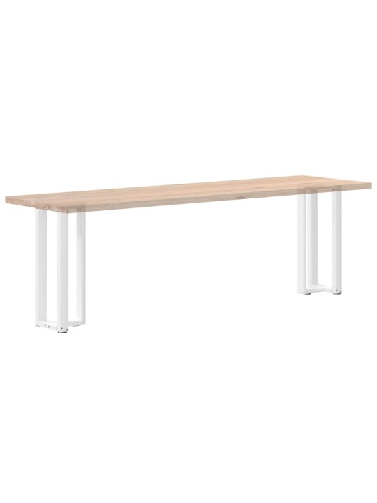 Konsolipöydän jalat t-muotoiset 2 kpl valkoinen 38x25x(72-73) cm teräs