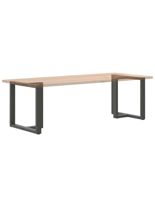Ruokapöydän jalat t-muotoiset 2 kpl antrasiitti 70x35x(72-73) cm teräs