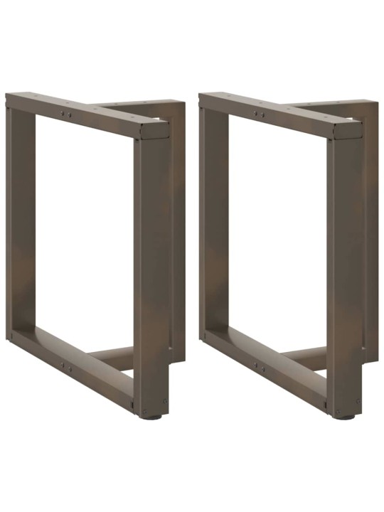 Ruokapöydän jalat t-muotoiset 2 kpl musta 80x35x(72-73) cm teräs